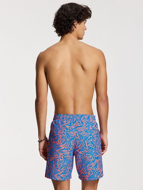 Shiwi Baddräkt Mike Starfish Blå Model / Achterkant