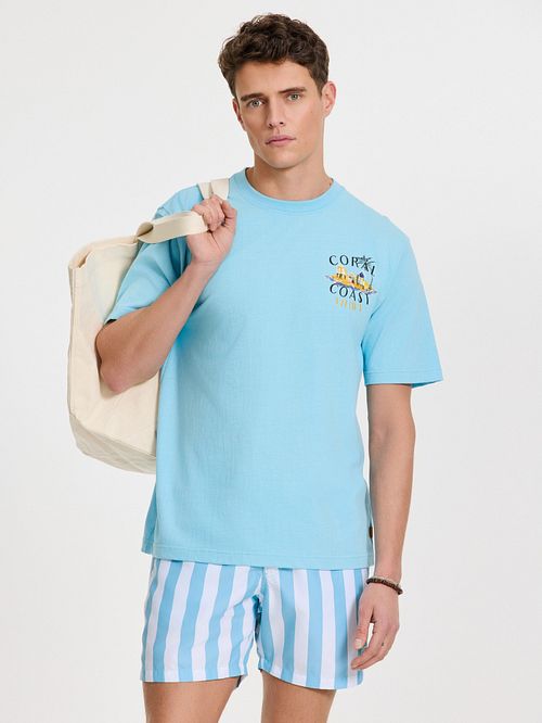 Shiwi Badshorts Mac Ljusblå Model / Voorkant