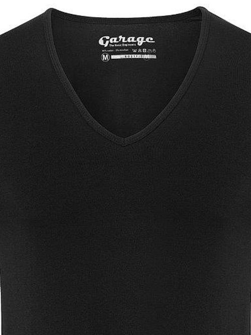 Garage Stretch Basic Sort Dyb V-hals Product / Detail