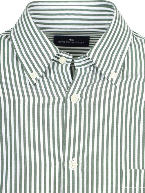 Steppin' Out Skjorte Big Stripe Grøn Product / Detail