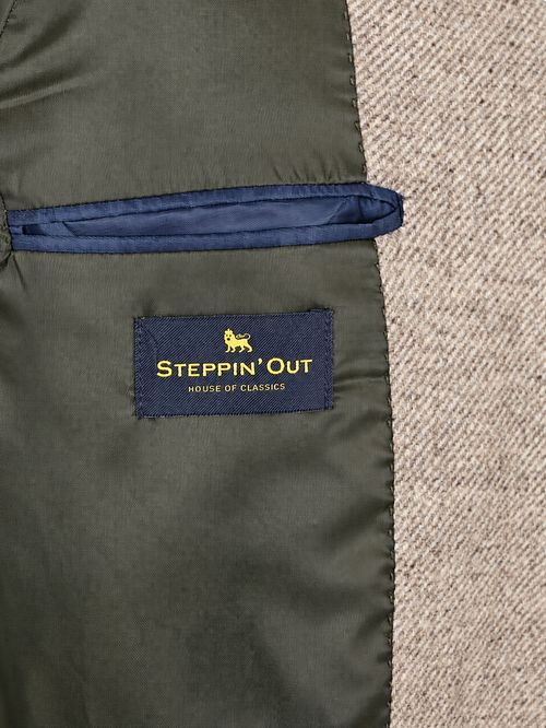 Steppin' Out Sport Jacket Lambswool Tweed Beige