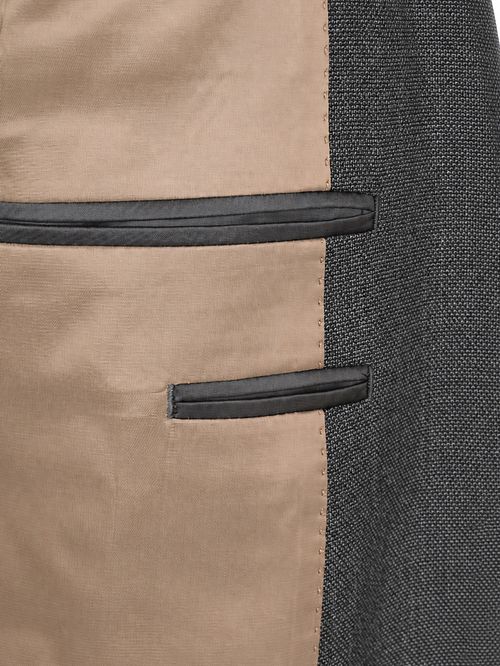 Suitable Fine Structure Blazer Dark Green Product / Detail