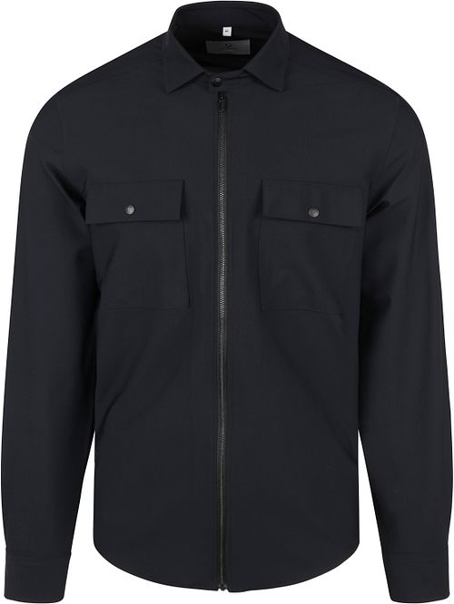 Suitable Jacket Shirt Donkerblauw Product