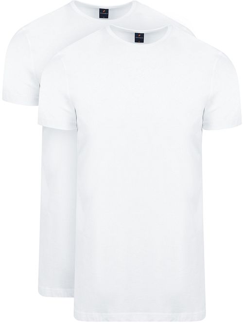 Suitable Ota T-Shirt z okrągłym dekoltem biały 2-pack Product