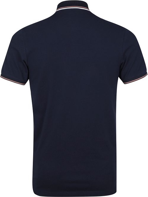 Suitable Polo Jesse Blu scuro Product / Achterkant