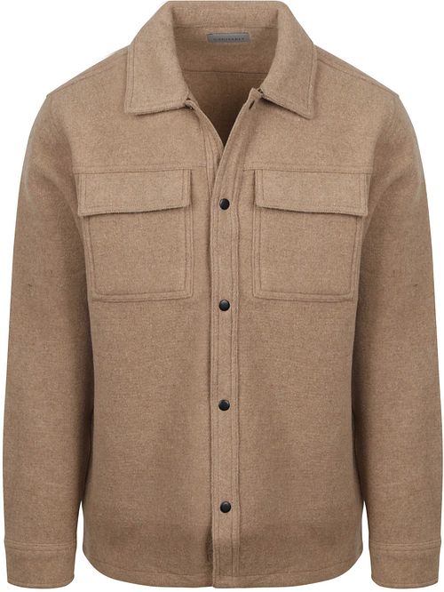 Suitable Skjortejakke i Ullblanding Beige Product