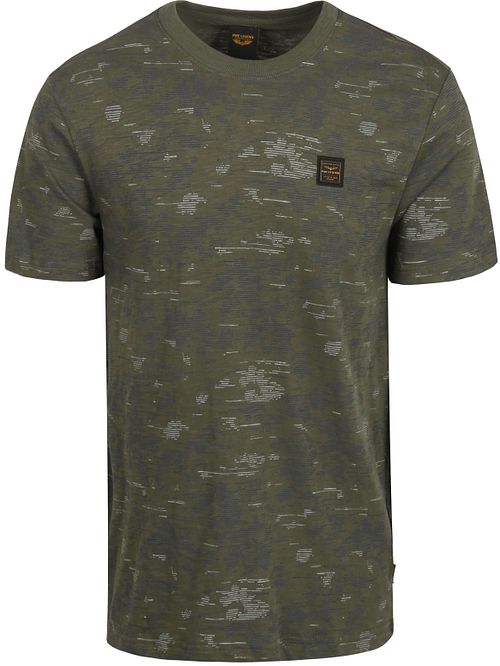 T-shirt PME Legend Slub Thyme w kolorze zielonym Product