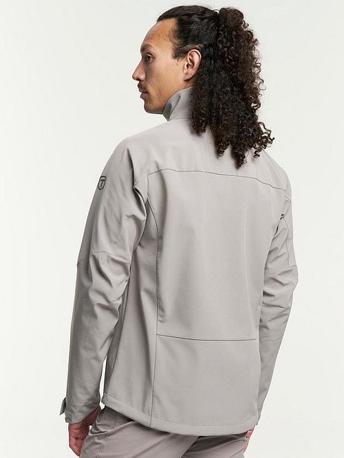 Tenson Chaqueta Softshell Greige Model / Achterkant