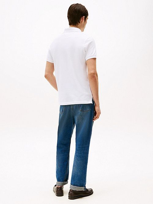 Tommy Hilfiger 1985 Piké Tröja Vit Model / Achterkant