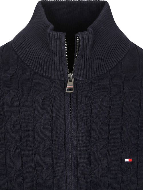 Tommy Hilfiger Gilet Zip Cable Marine Product / Detail