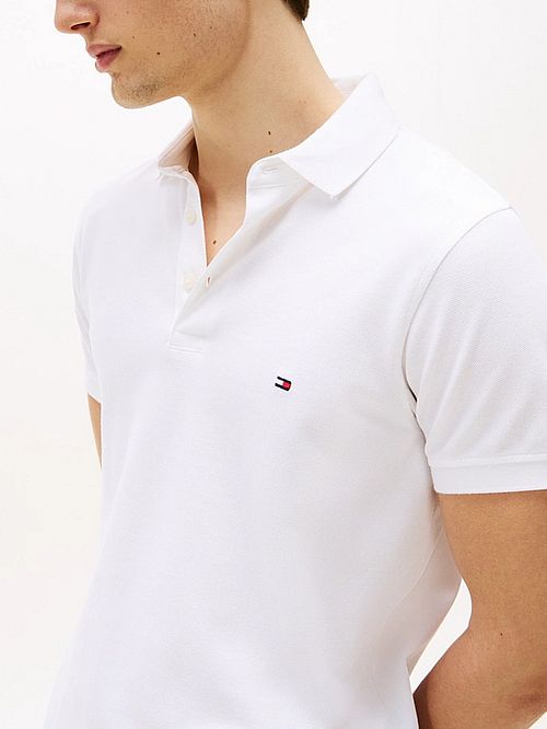 Tommy Hilfiger 1985 Piké Tröja Vit Model / Detail