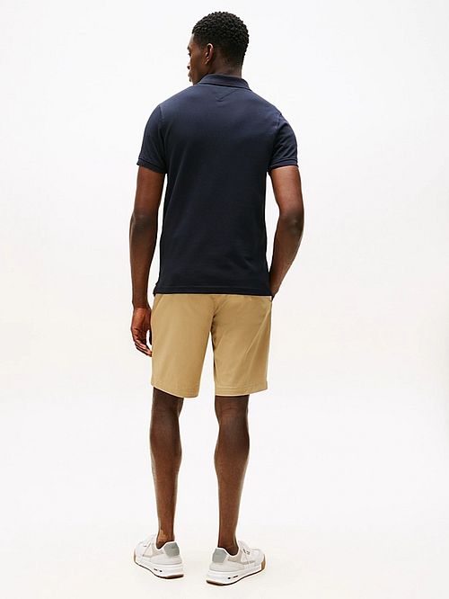 Tommy Hilfiger 1985 Poloshirt Mørkeblå Model / Achterkant