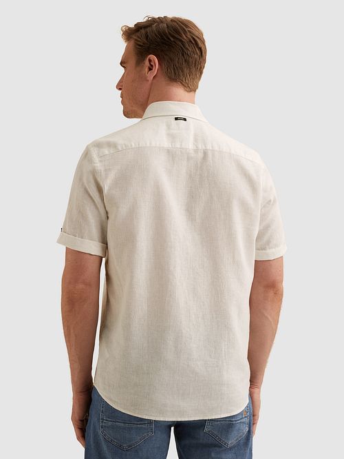 Vanguard Chemise De Lin Blend Cloud Dancer Model / Achterkant