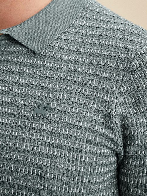 Vanguard Knitted Arona Blå Model / Detail