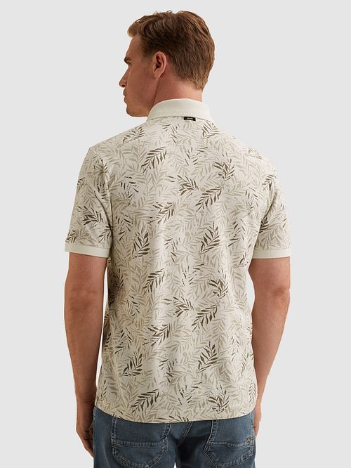 Vanguard Poloshirt Print Ecru