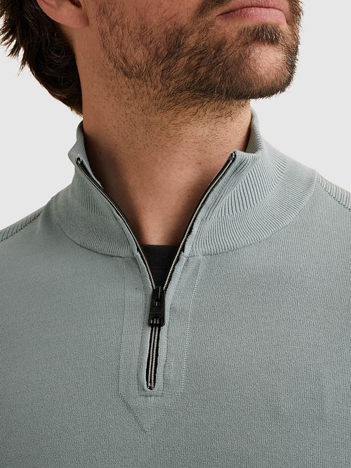 Vanguard Pullover Demi-Zip Bleu