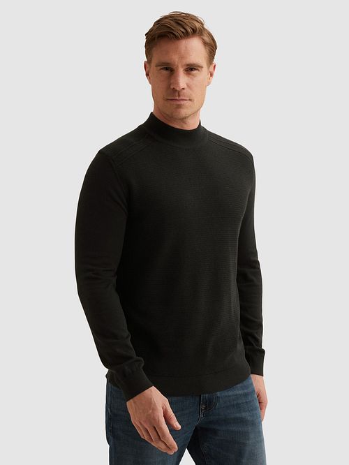 Vanguard Strick-Pullover Turtle Schwarz