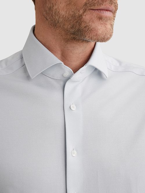 Vanguard Shirt Elevated Knit Light Blue Model / Detail