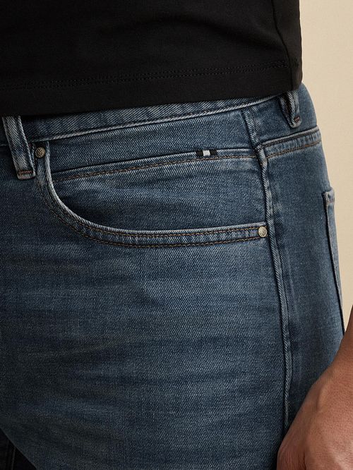 Szorty Vanguard V40 Rider Denim w kolorze niebieskim Model / Detail