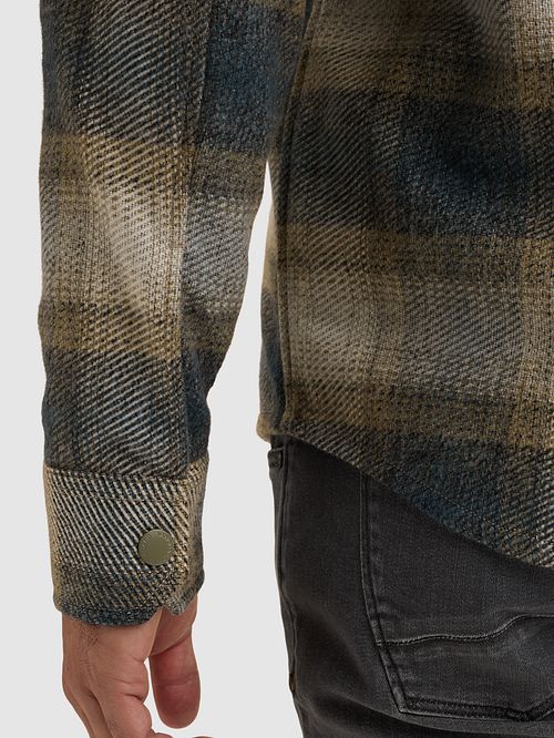 Vanguard Surchemise Brushed À carreaux Bleu