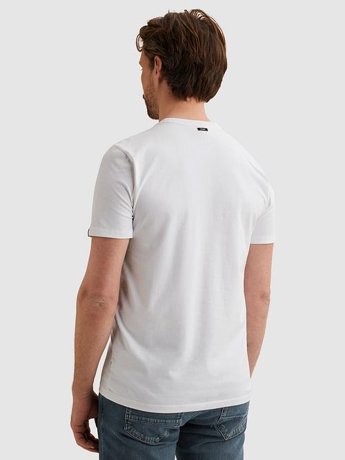 Vanguard T-shirt Logo Hvid Model / Achterkant