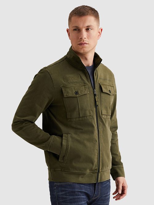 PME Legend Hybrid Chaqueta Verde Oscuro Model / Voorkant