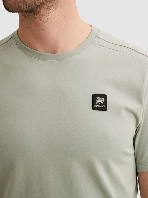 T-shirt Vanguard in jersey Aqua Gray Model / Detail