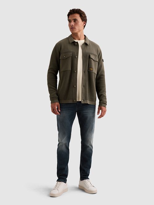 PME Legend Gilet Mixed Textures Beluga Vert