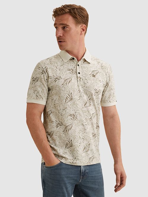 Vanguard Polo Druck Ecru