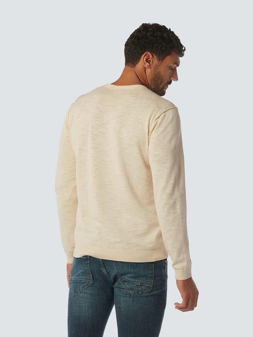 No Excess-Pullover Ecru Model / Achterkant