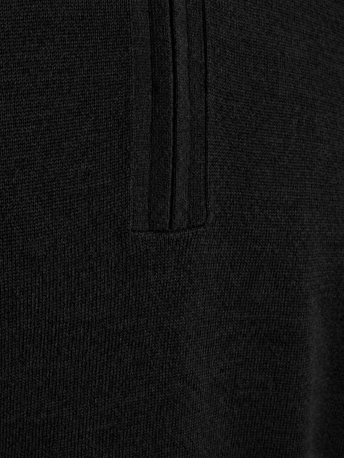Olymp Half Zip Trui Wol Zwart Product / Detail