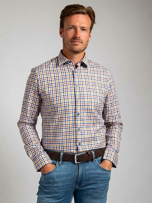 255-5 HBD Check Red Yellow