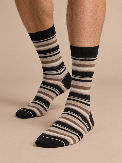 9896 20171 070-Bio Cotton 3P Black/Beige