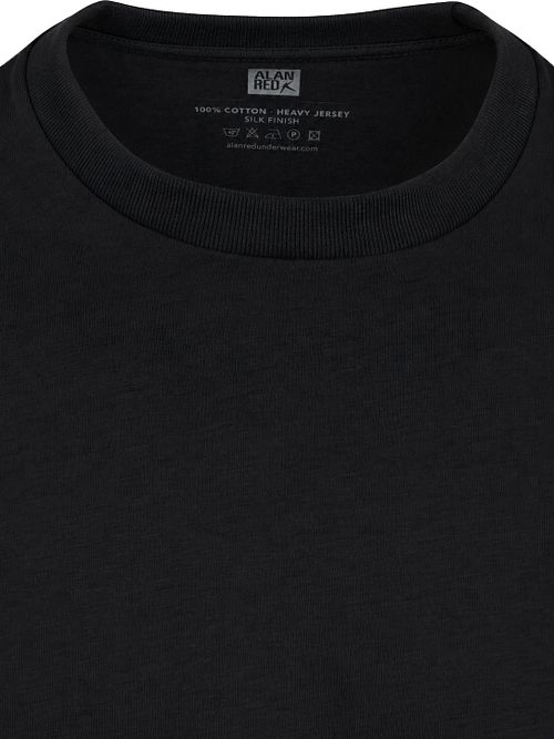 Camiseta Alan Red Venice Heavy Jersey de algodón en negro Product / Detail