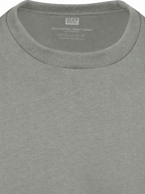 Camiseta Alan Red Venice Heavy Jersey de algodón en verde Product / Detail