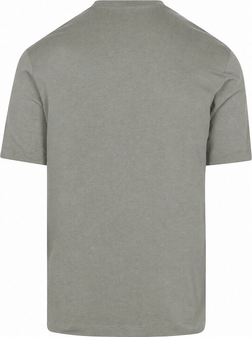 Alan Red Venice T-shirt in jersey pesante verde Product / Achterkant