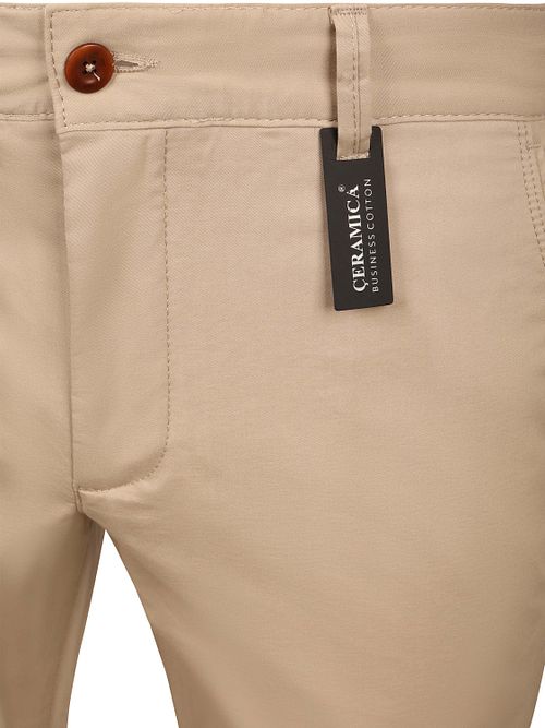 Alberto Lou Chino Gabardine Beige