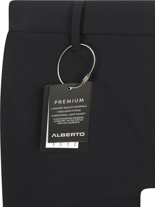 Alberto Move Performance Chino Zwart Product / Detail