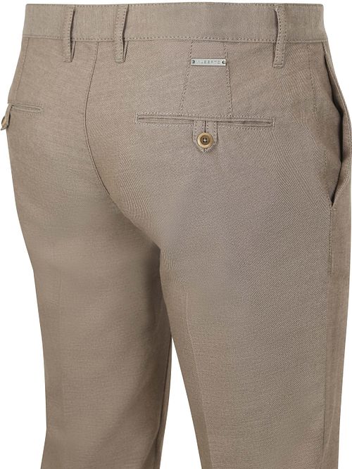 Alberto Rob Chinosy Slim Fit Taupe Product / Achterkant