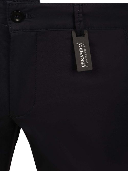 Alberto Lou Chino Gabardine Navy