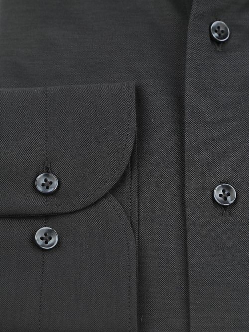 Profuomo Japanese Knitted Hemd Antraciet Product / Detail