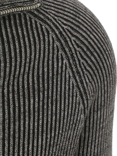 Marc O'Polo Vest Rib Wol Mix Grijs Product / Detail