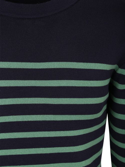 Armor-Lux Groix genser striper Navy Grønn Product / Detail