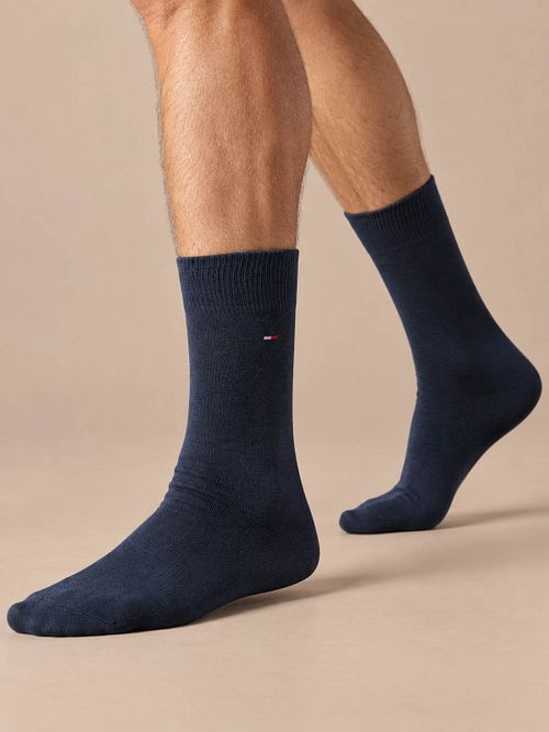 Tommy Hilfiger Classic Calcetines Blue Pack De 2 Pares Model / Voorkant