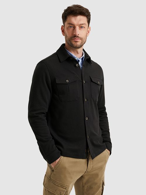 PME Legend Comfort Heavy Twill Sobrecamisa Navy Model / Voorkant