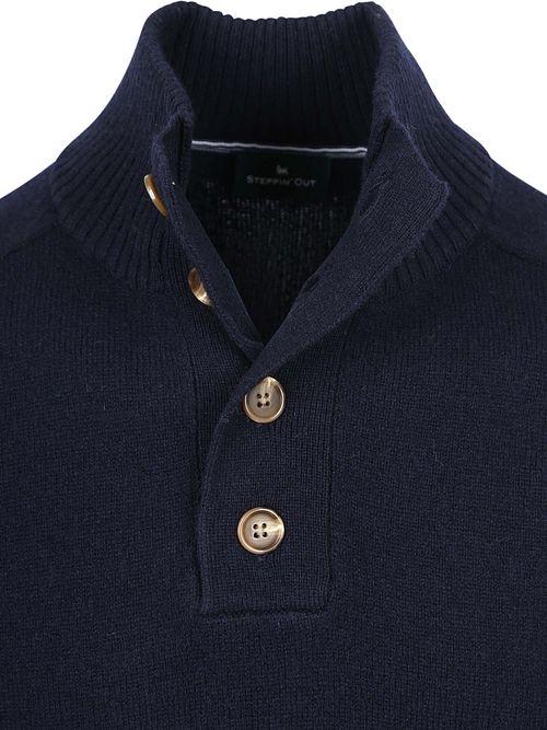 Steppin' Out Mocker Jersey Lana Navy Product / Detail