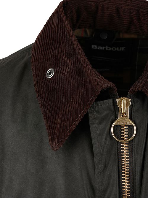 Barbour Border Wax kurtka zielona Product / Detail