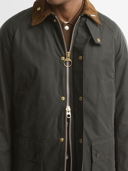 Barbour Ashby Wax Jacket Sage Product / Detail