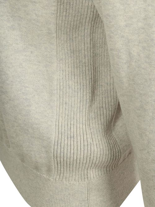 Barbour Genser Half Zip Greige Product / Detail