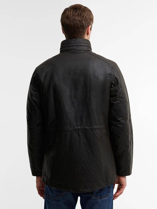 Barbour Giacca cerata Sapper verde oliva Model / Achterkant